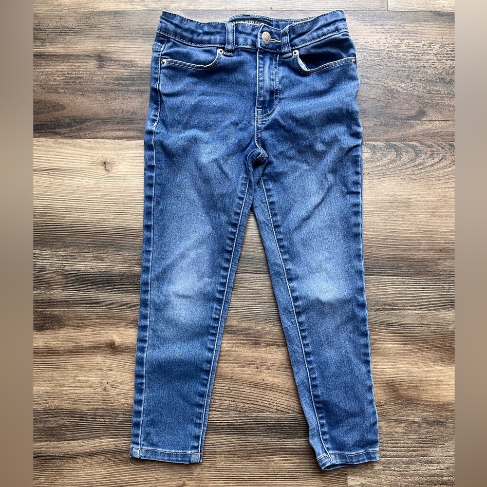 Calvin Klein Jeans Kids Medium Blue Stretch Skinny Jeans 6X